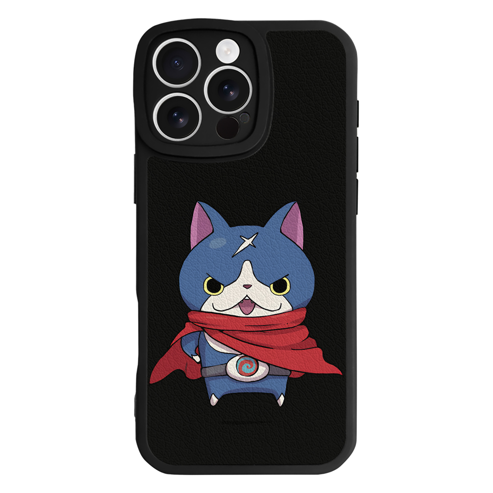 （画像用） 妖怪ウォッチ Yo-kai Watch 【iPhone 16シリーズ対応】シリコンスマホケース（レザー調） 材質：シリコン